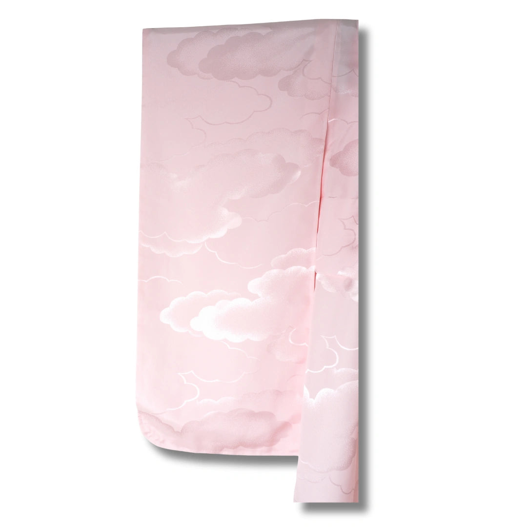 Vintage Kinder Juban in Rosa mit Wolkenmuster (Gr. 122 - 134)