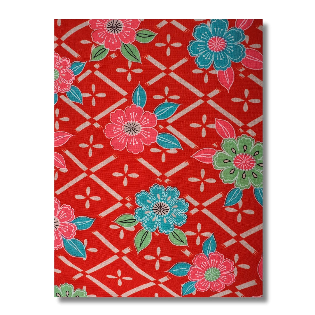 Vintage Kinder Haori Rot (Gr. 110 - 124)
