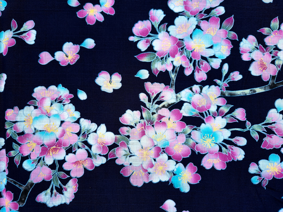 Yukata Damen Yozakura inkl. Obi