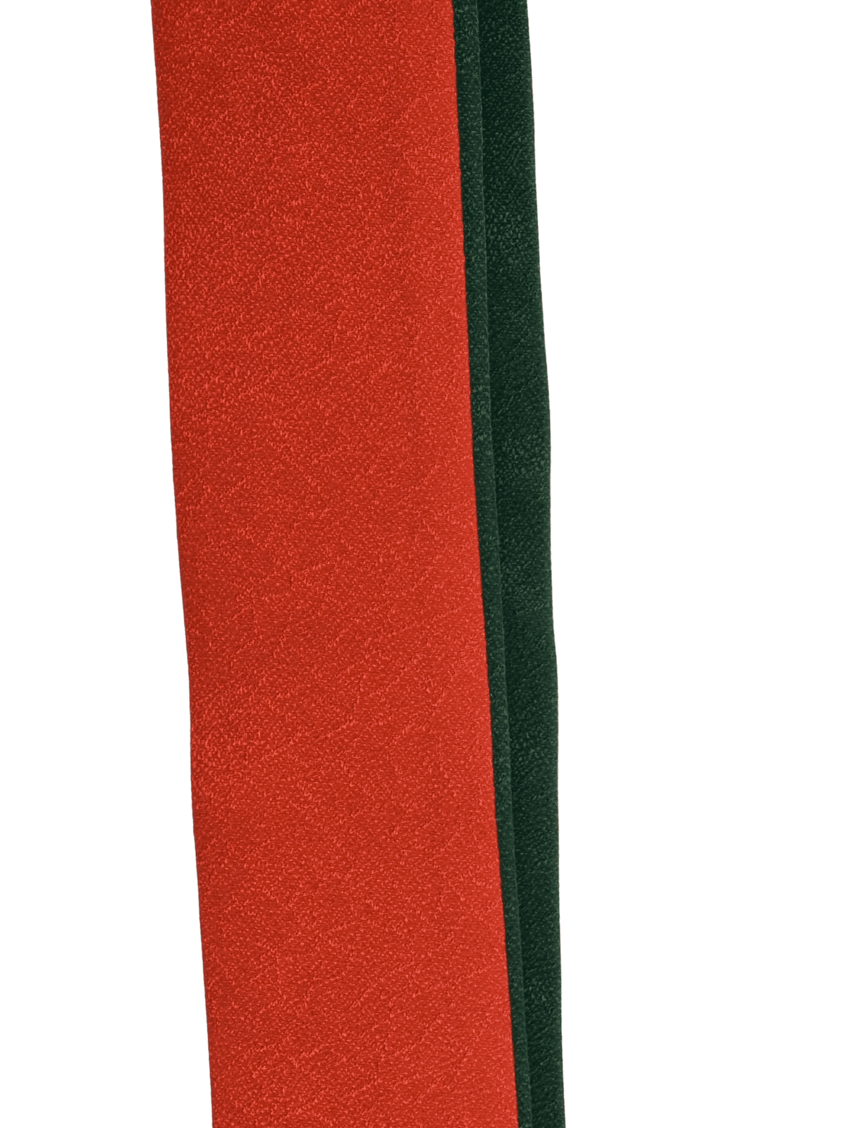 Zweifarbiger Vintage Kasane-Eri grün und rot-orange