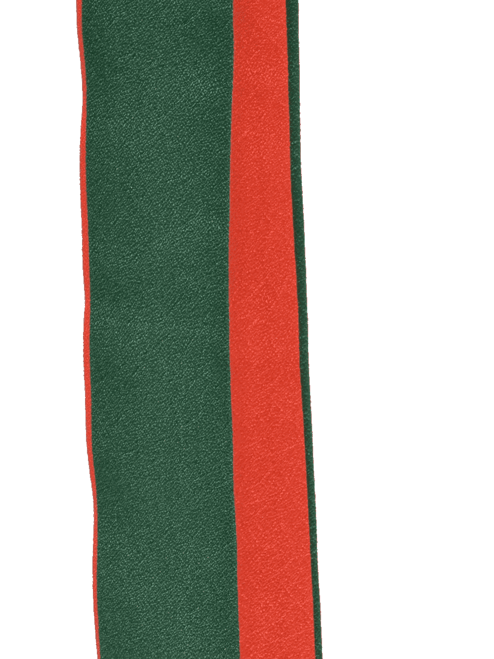 Zweifarbiger Vintage Kasane-Eri grün und rot-orange