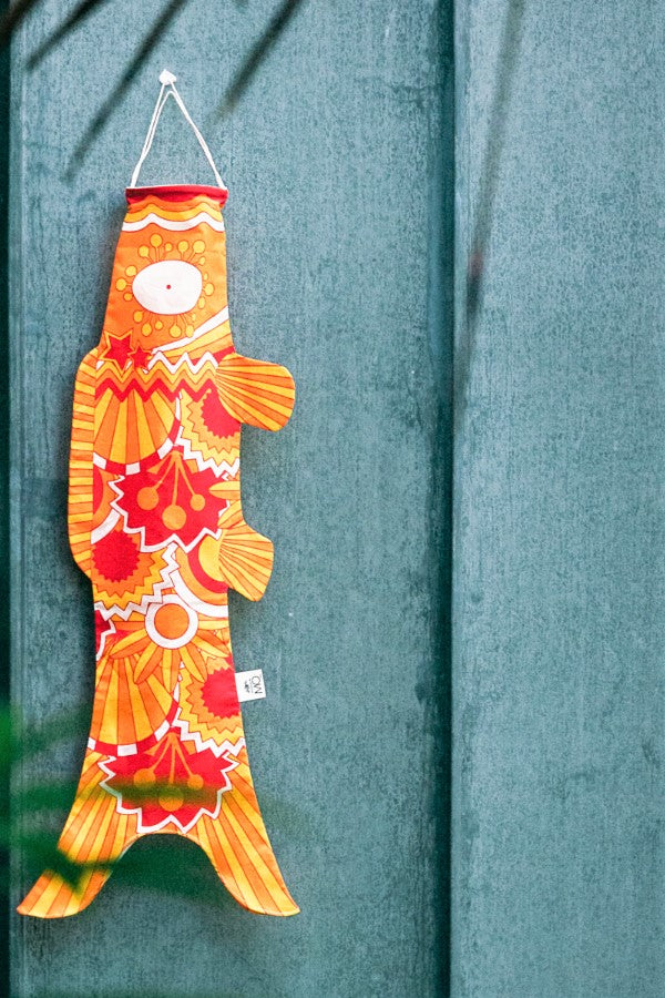 Koinobori Größe S Orange 70er Jahre #farbe_Orange
