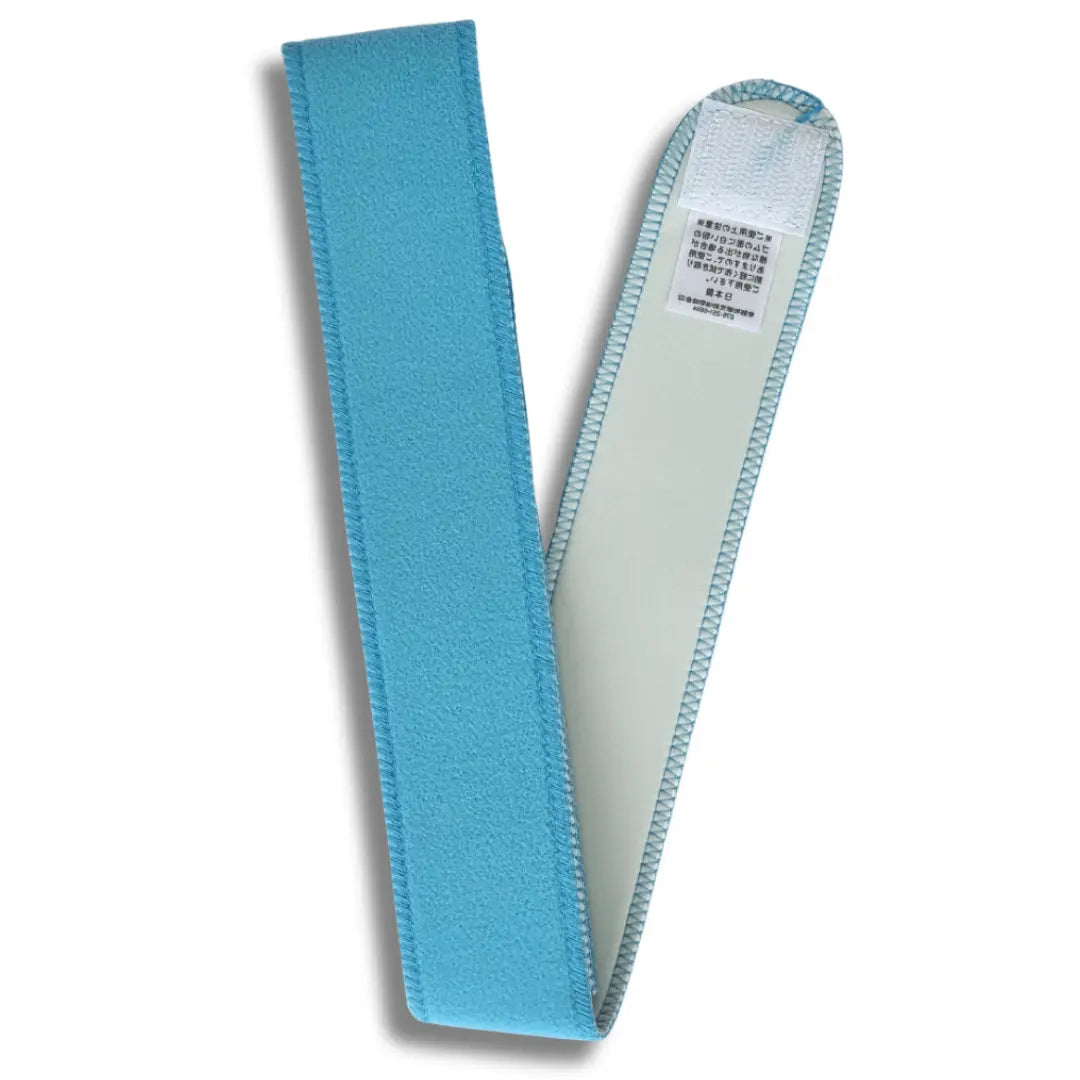 Blauer Datejime Magic Belt mit Klettverschluss und elastischer Innenseite
