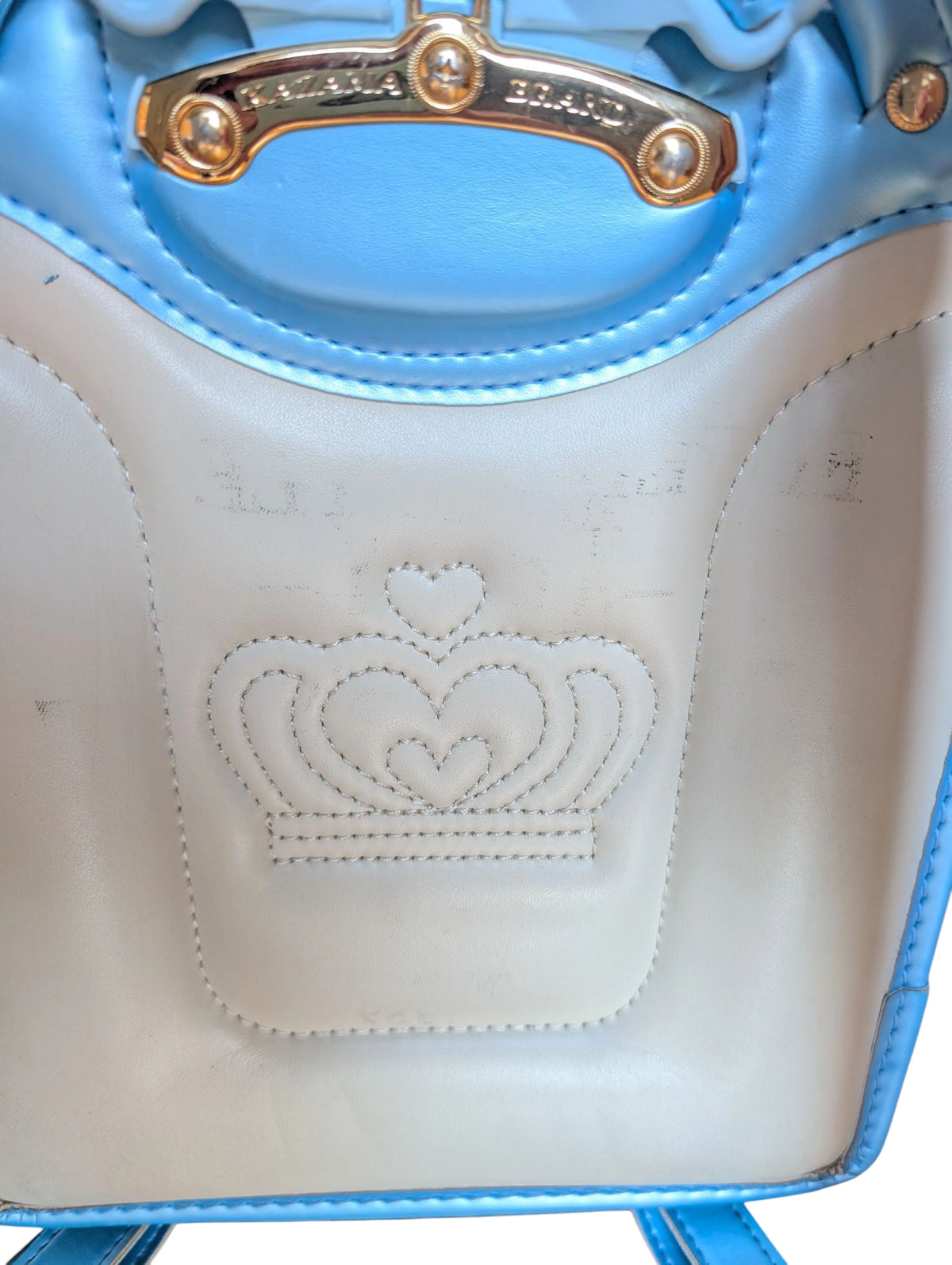vintage - japanischer Rucksack randoseru hellblau #farbe_Hellblau