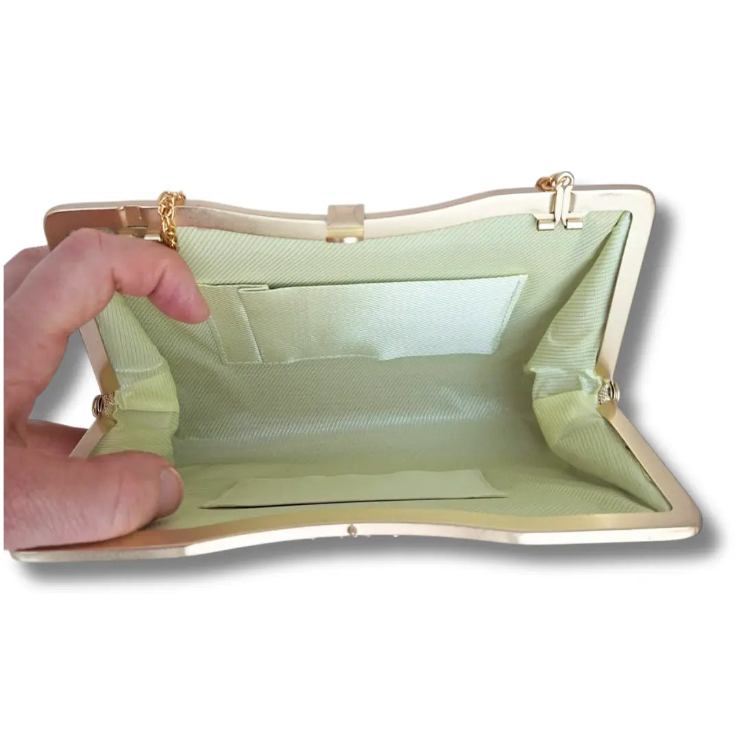 Japanische Vintage Handtasche – wandelbar als Clutch