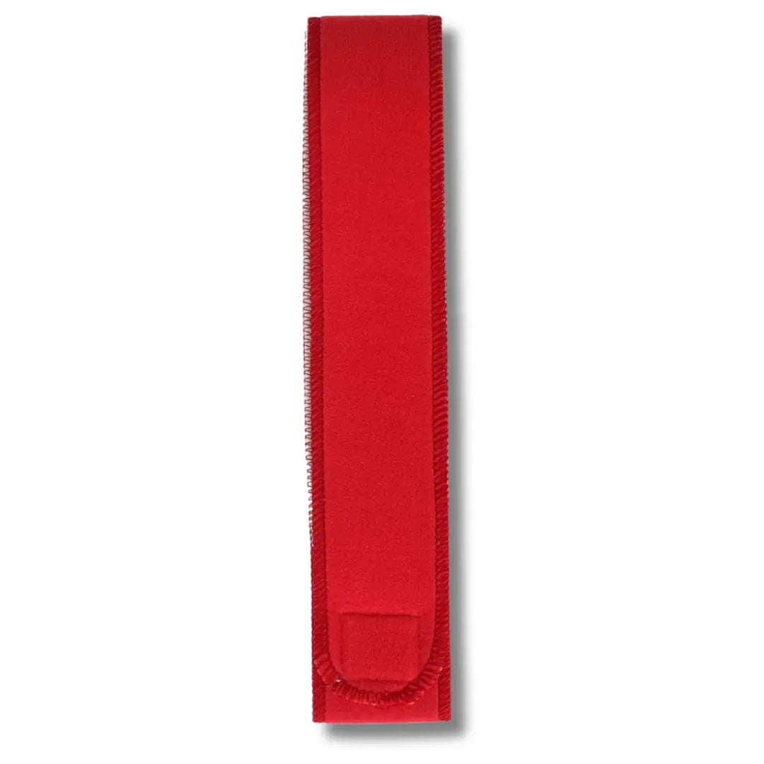 Schmaler Kimono-Klettgürtel in Rot mit textiler Oberfläche