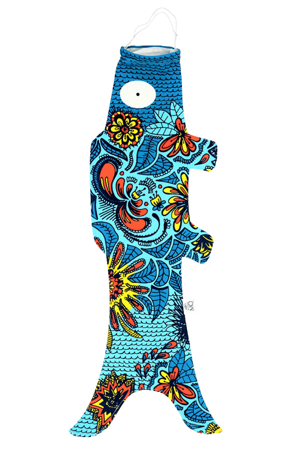 Koinobori Größe S Blue Blossom #farbe_Blumen