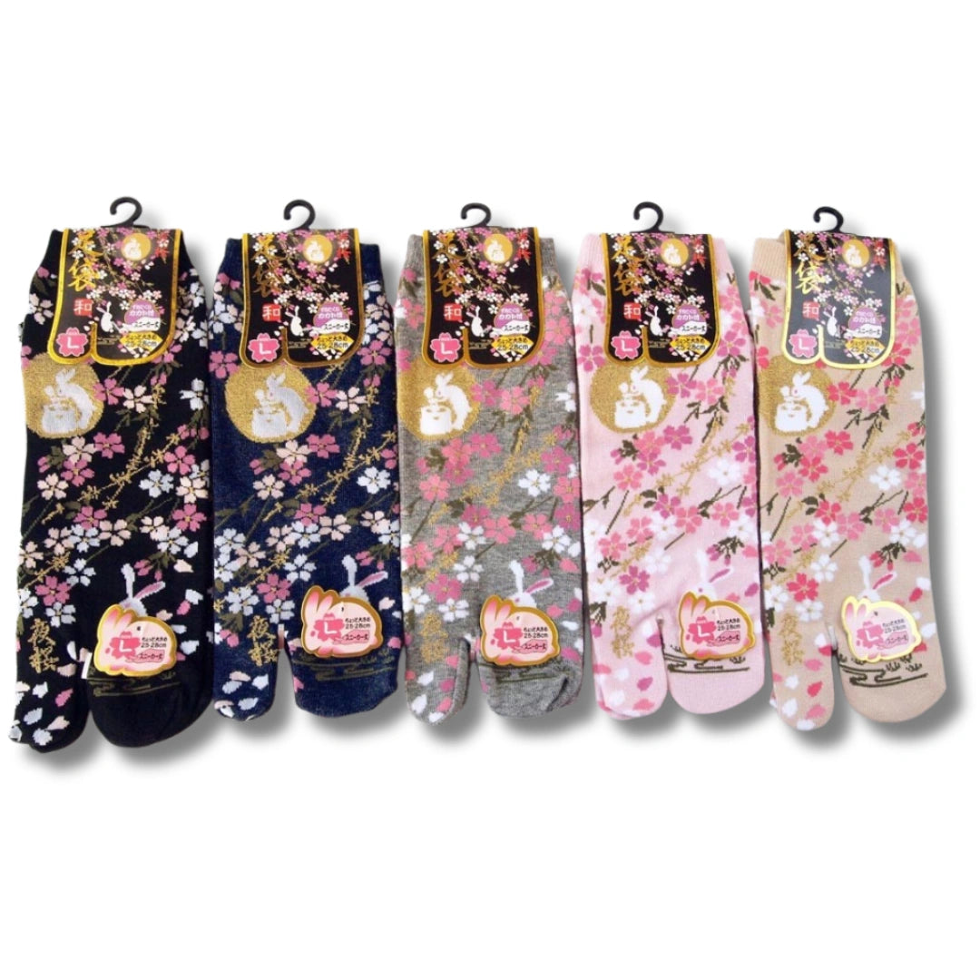 kurze Tabi Socken Zehensocken Mondhase 39-43