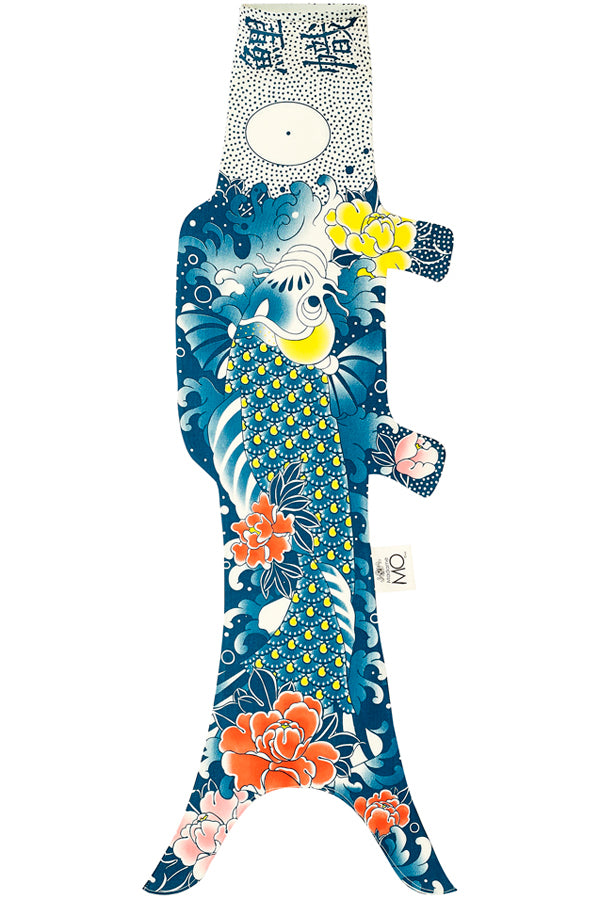 Koinobori mit Karpfen Muster #farbe_Koi