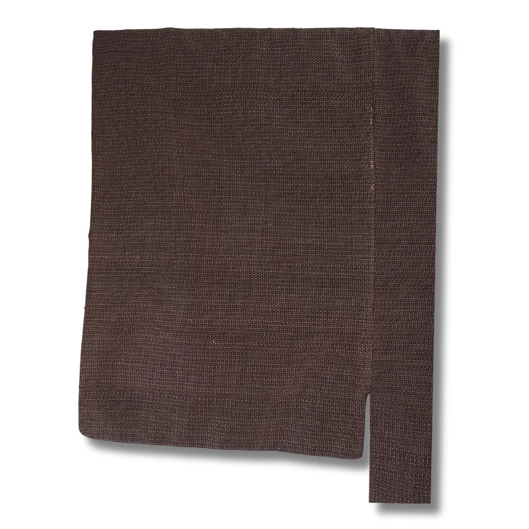 Ärmelansicht des dunkelbraunen Herren-Kimono