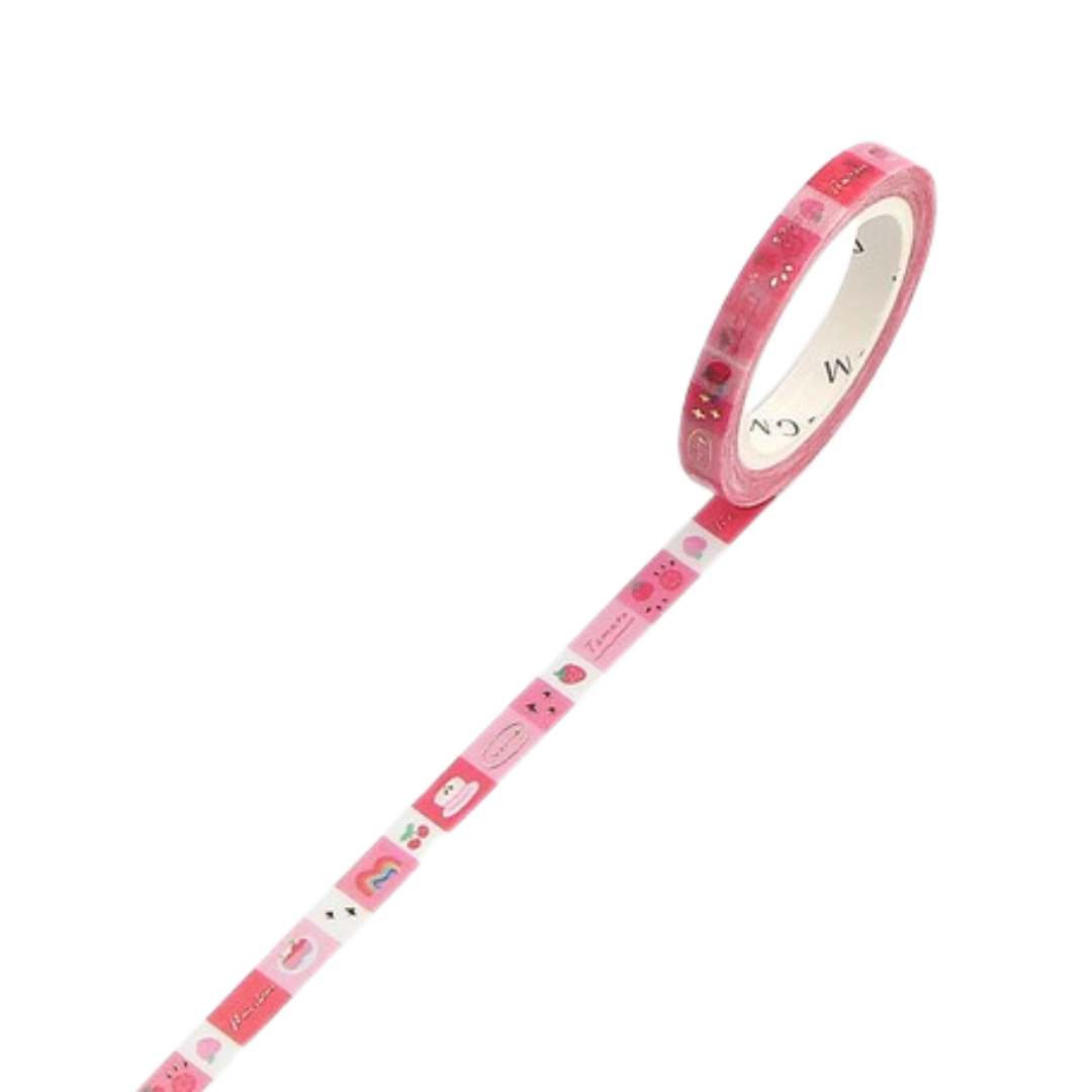 Washi Tape rote Speisen #farbe_Farbe Rot