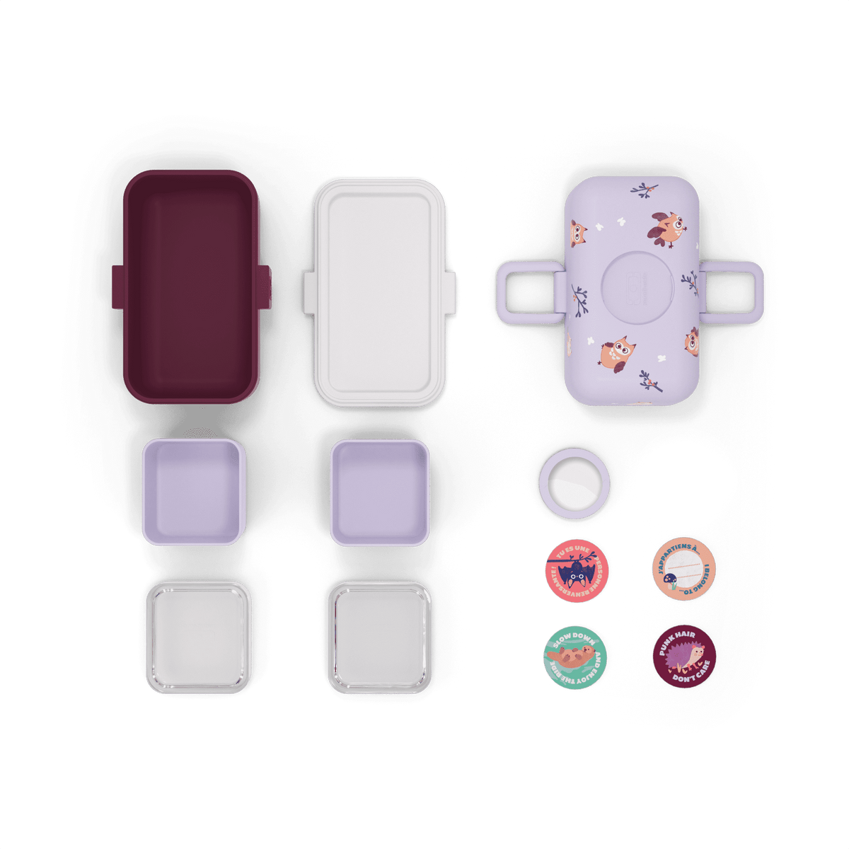 Monbento Tresor Bento Box für Kinder Eule #farbe_Eule