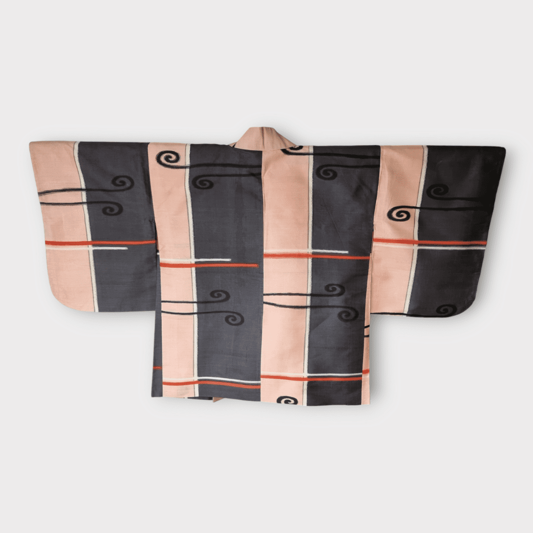 Vintage Haori Damen gestreift