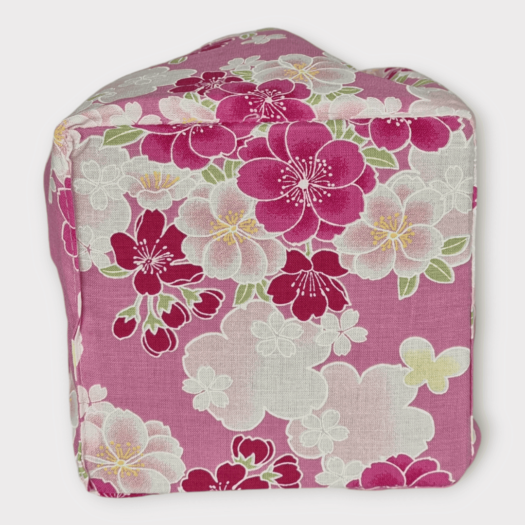 Kinchaku Beutel Wendetasche Schwarz-Rosa