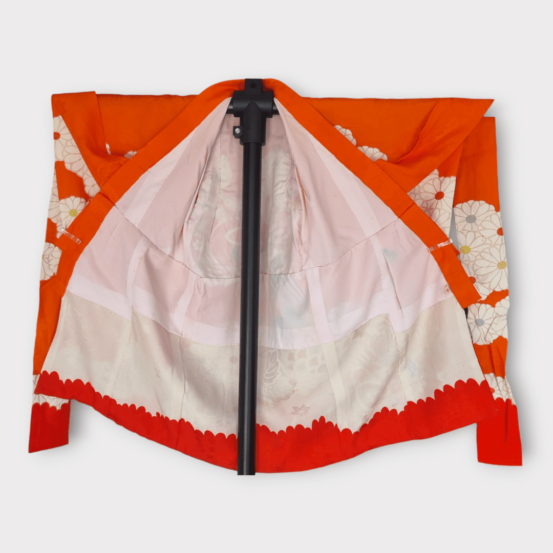 Vintage Furisode Kimono Kinder Trommel Gr. 86 / 116