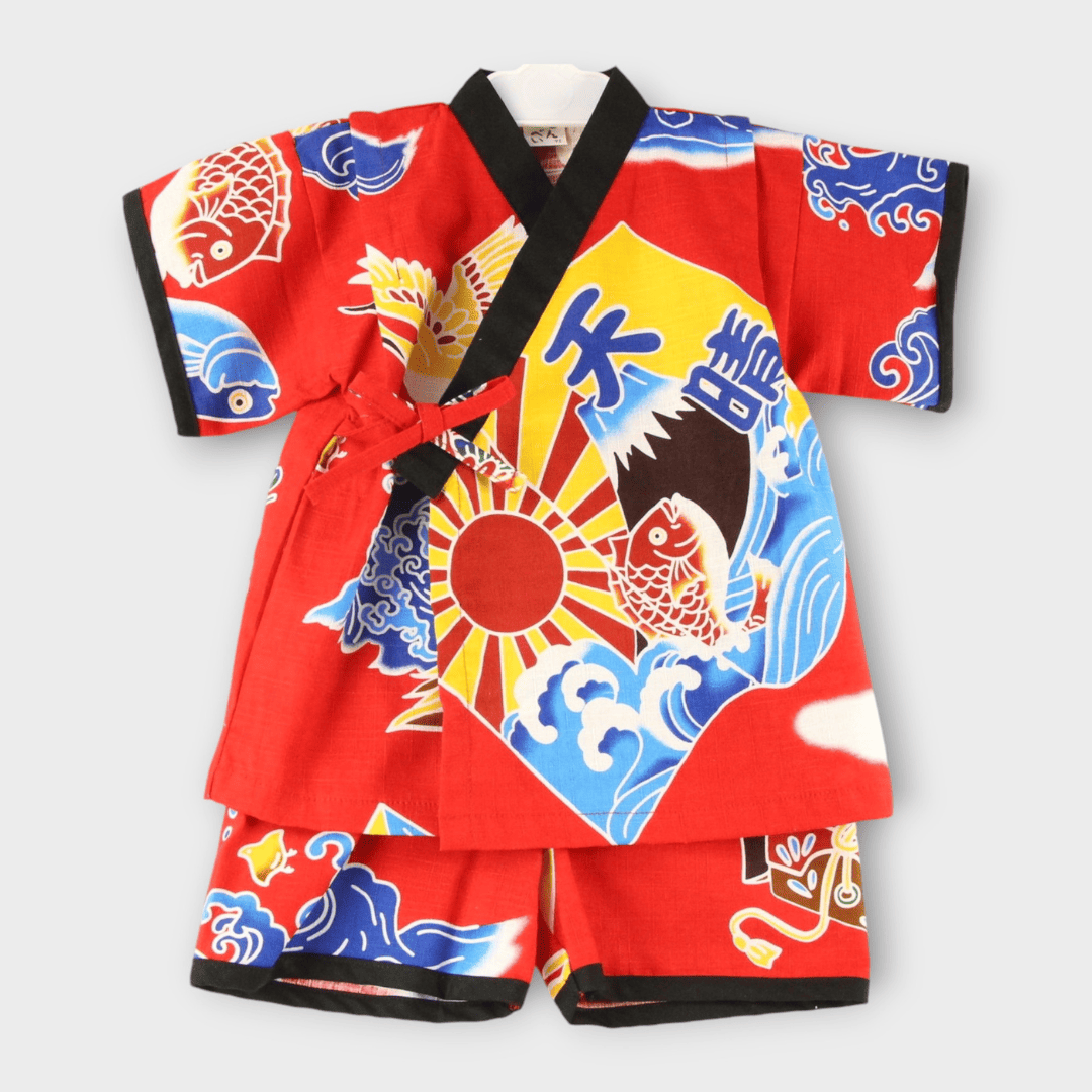 Jinbei Kinder rot Schiff 92-98