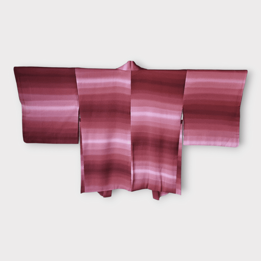 Vintage Haori Frauen Azuki