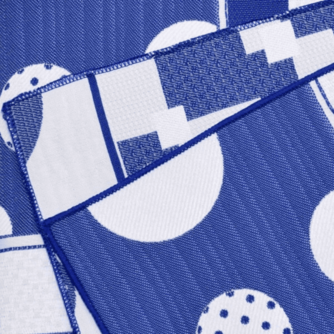 Hiraki shitate Nagoya Obi Geometrie Blau #farbe_Blau