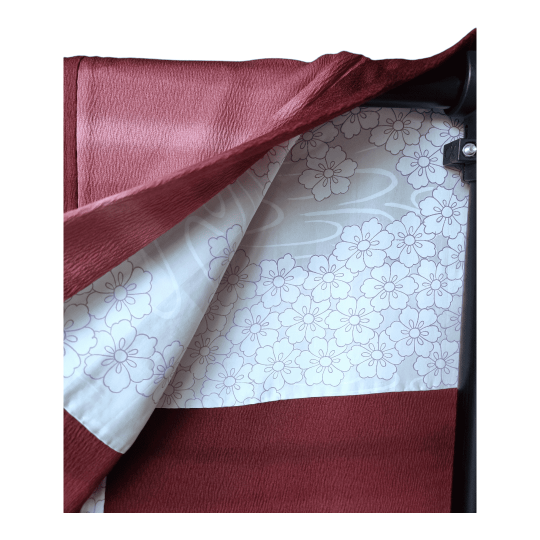 Vintage Haori Frauen Azuki