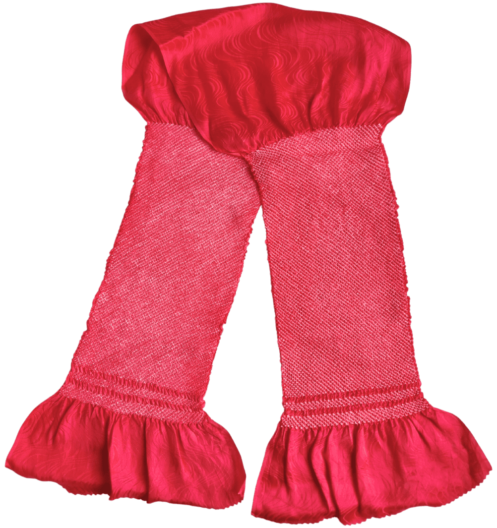 Vintage Obiage Neonpink Seide 