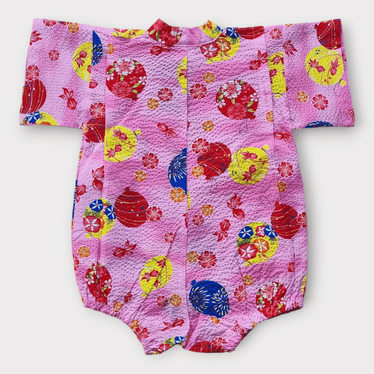 Baby Kimono Babystrampler Yoyo und Goldfische Gr. 68-80