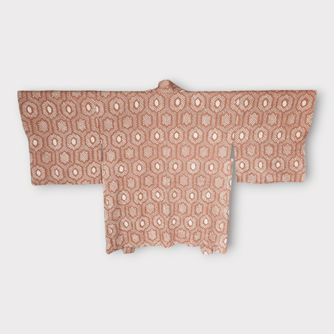 Vintage Haori Damen Shibori Schildpattmuster