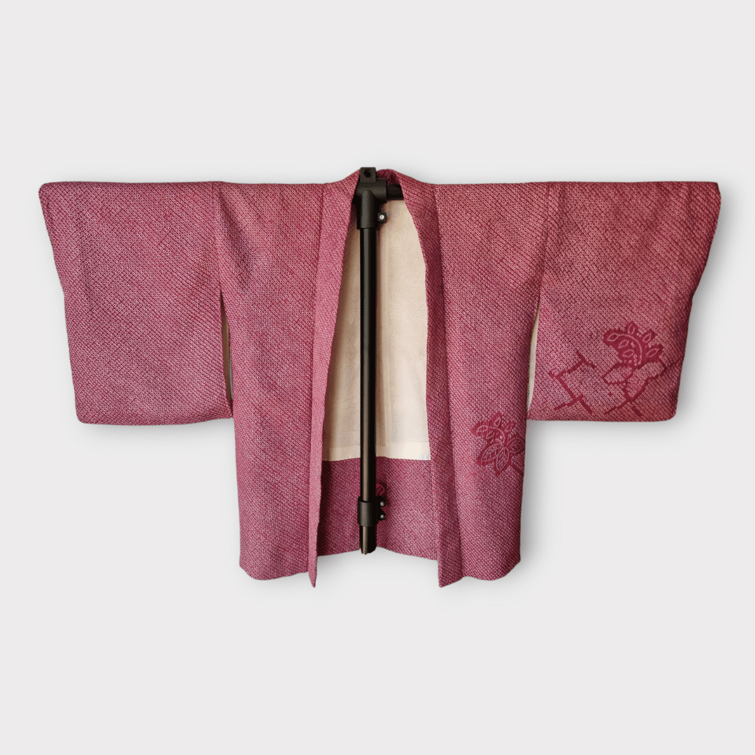 Vintage Haori Damen mit floralem Muster