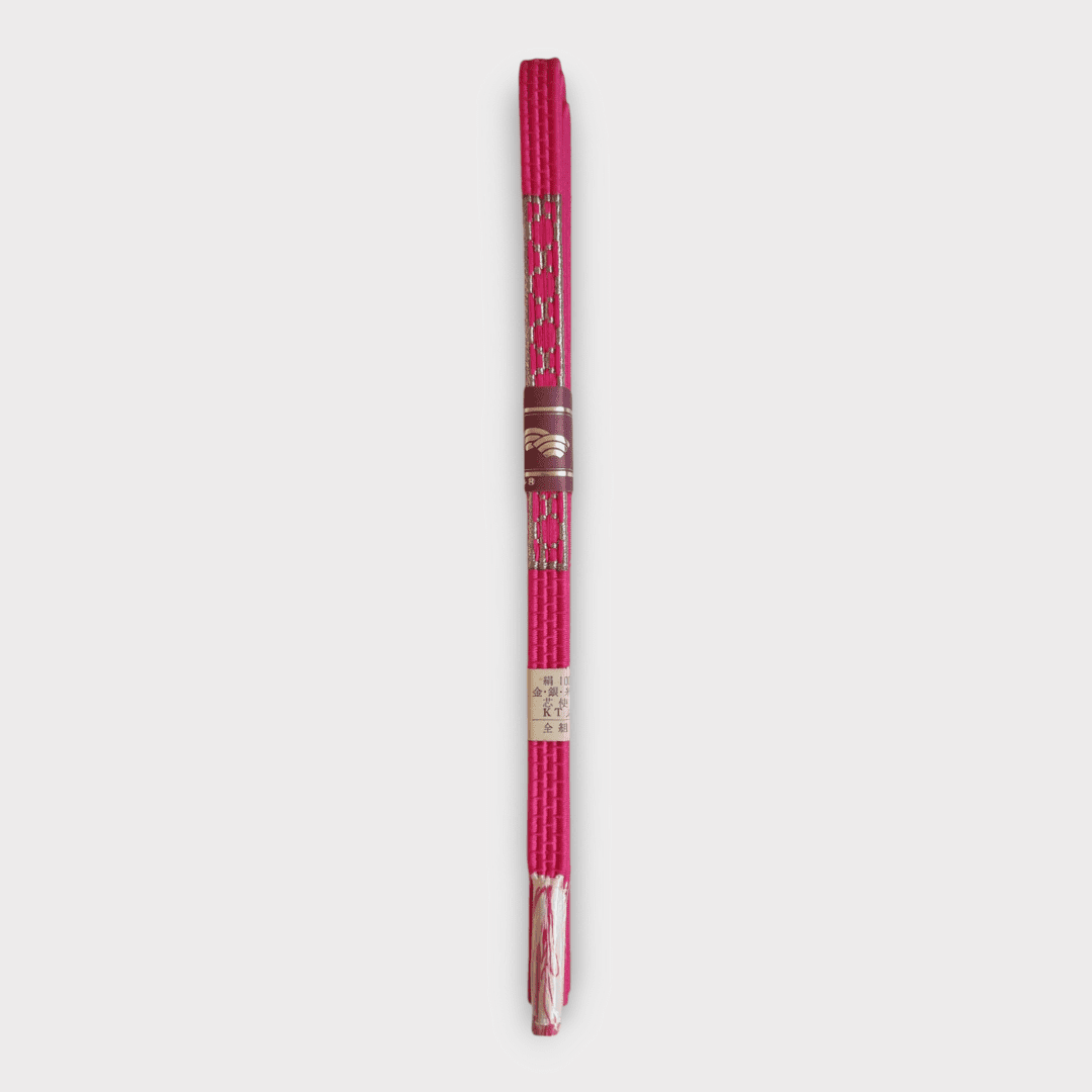 Vintage Obijime handgemacht Pink Gold unbenutzt