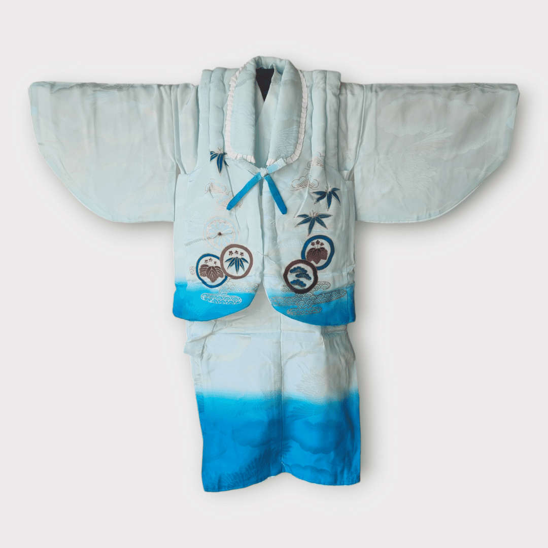 Vintage Kimono Kinder Set Adler Gr. 92 und 98 