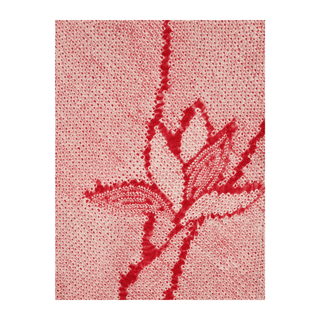 Vintage Haori Damen Shibori mit Blüten