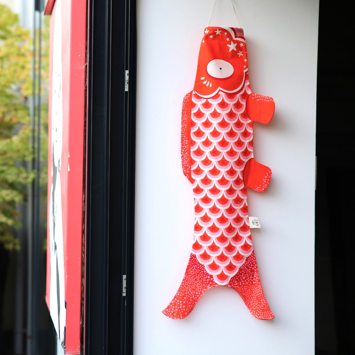 Koinobori Rot Sterne Größe S #farbe_Rot Sterne
