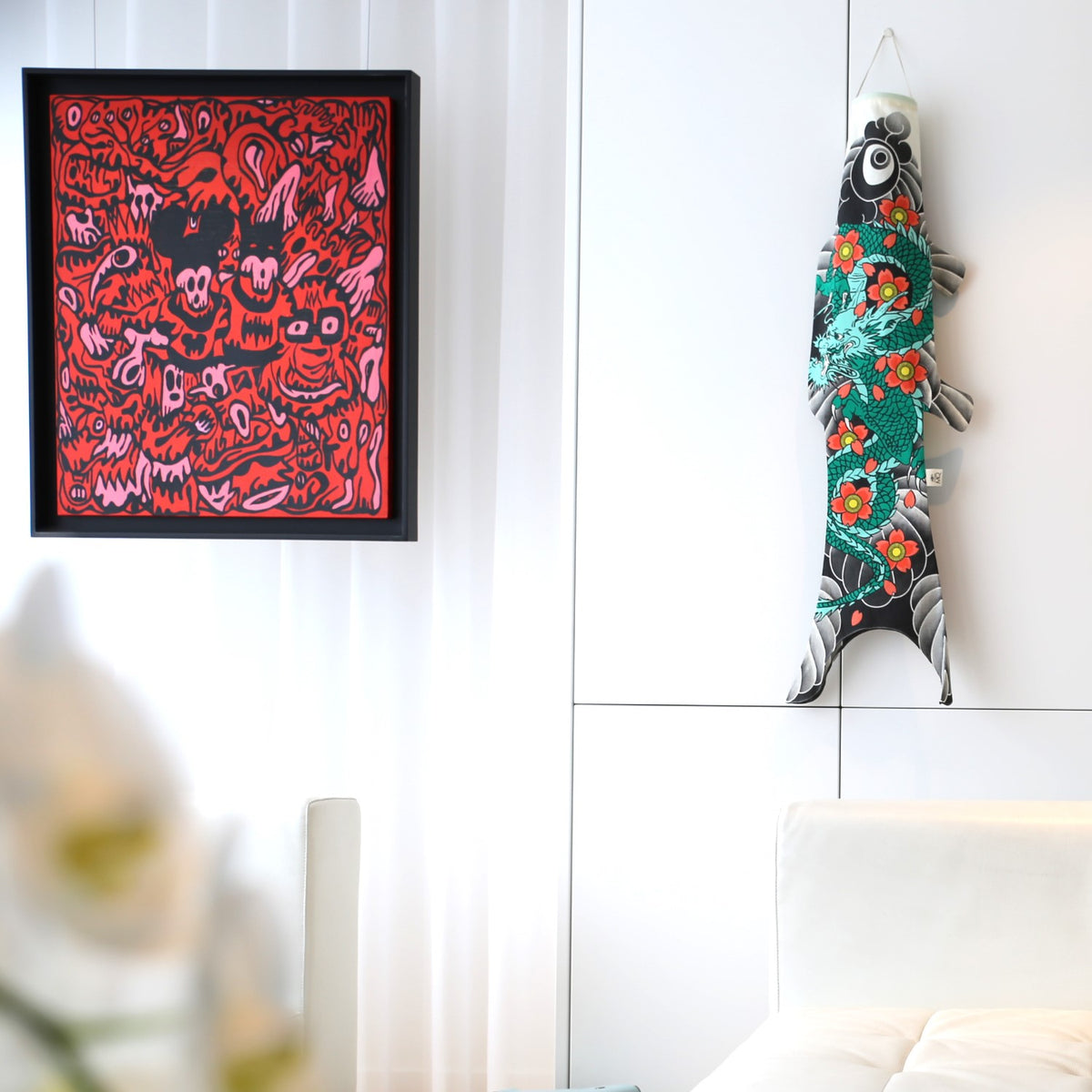 Koinobori Tattoo Drache Größe M #farbe_Tattoo Drache