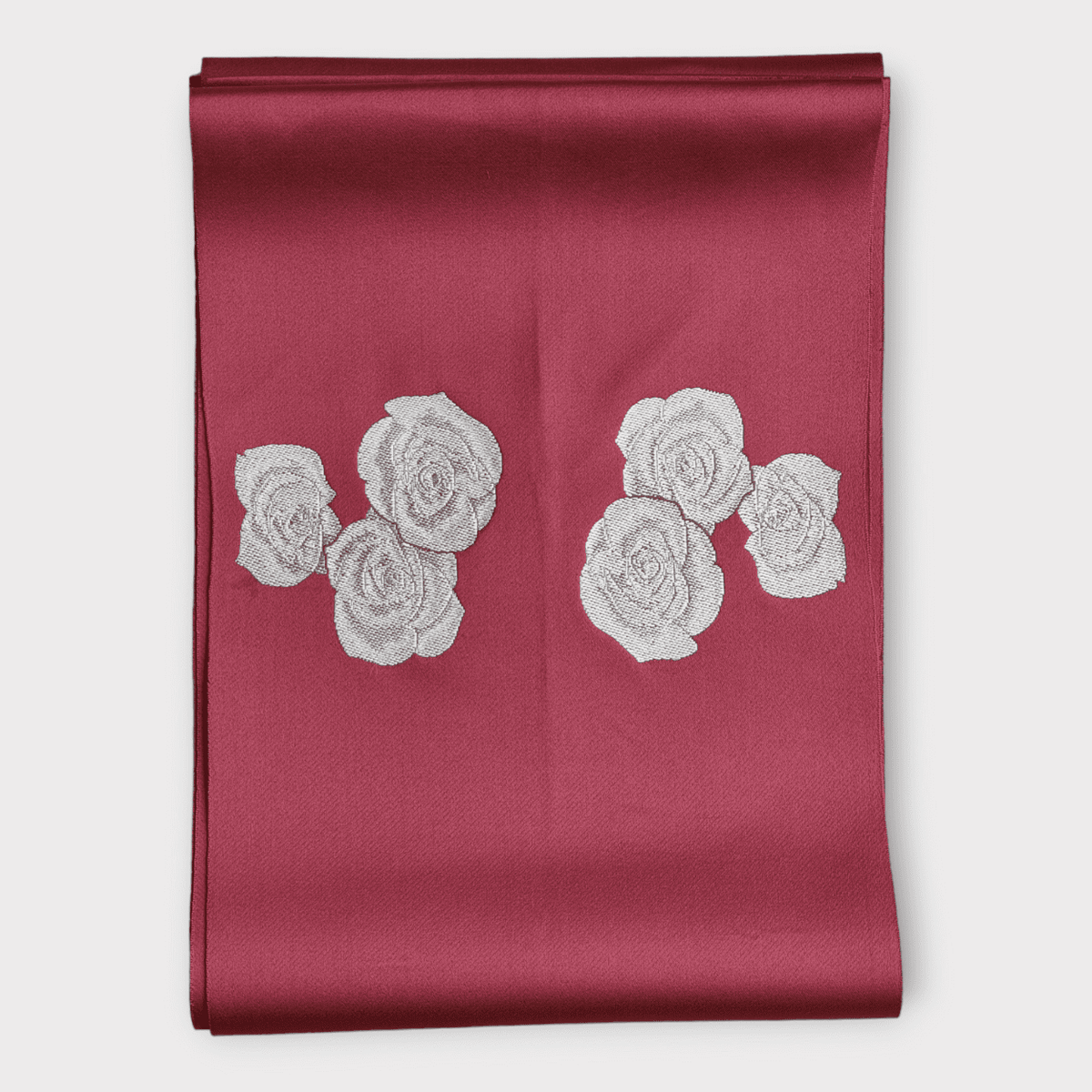 Vintage Kyobukuro Obi Dunkelrosa Rosen
