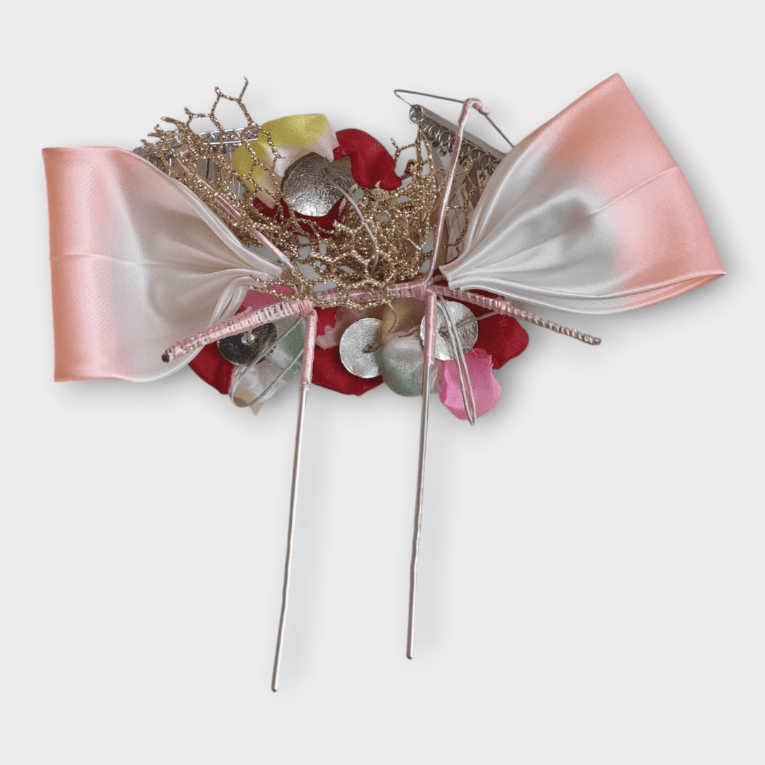 Vintage Kanzashi Tsumami-Zaiku