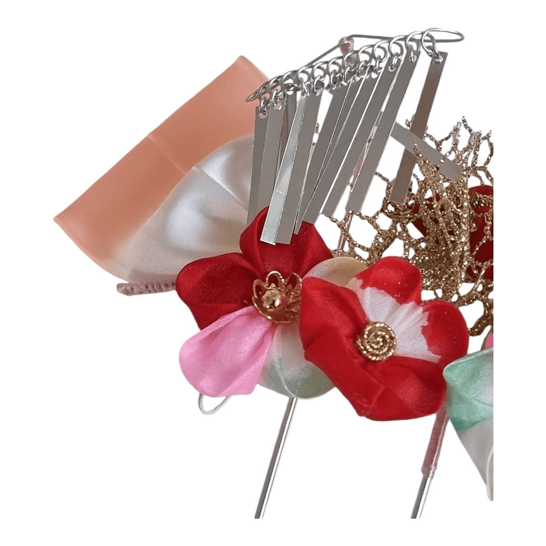 Vintage Kanzashi Tsumami-Zaiku