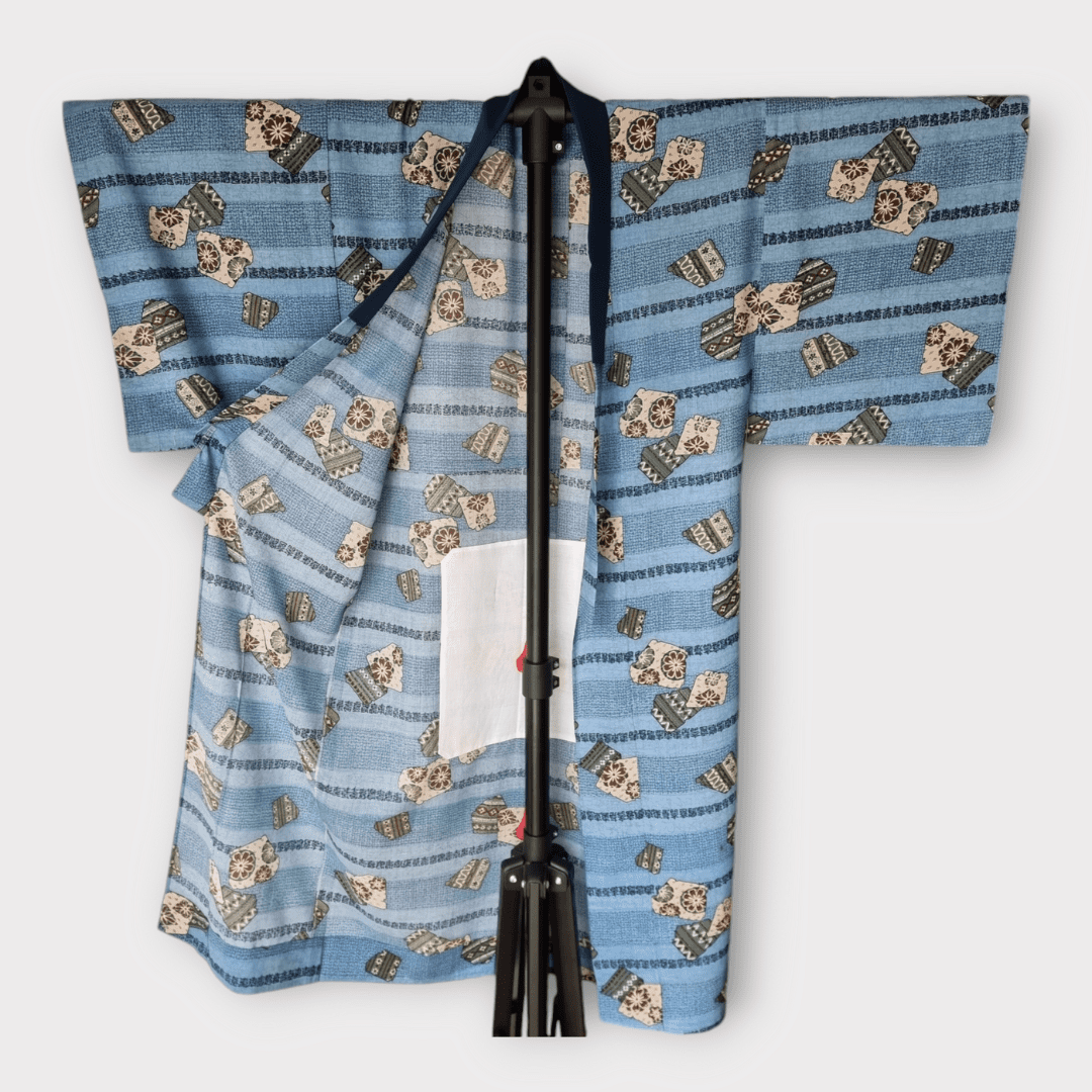 Vintage Naga-Juban Herren Blau