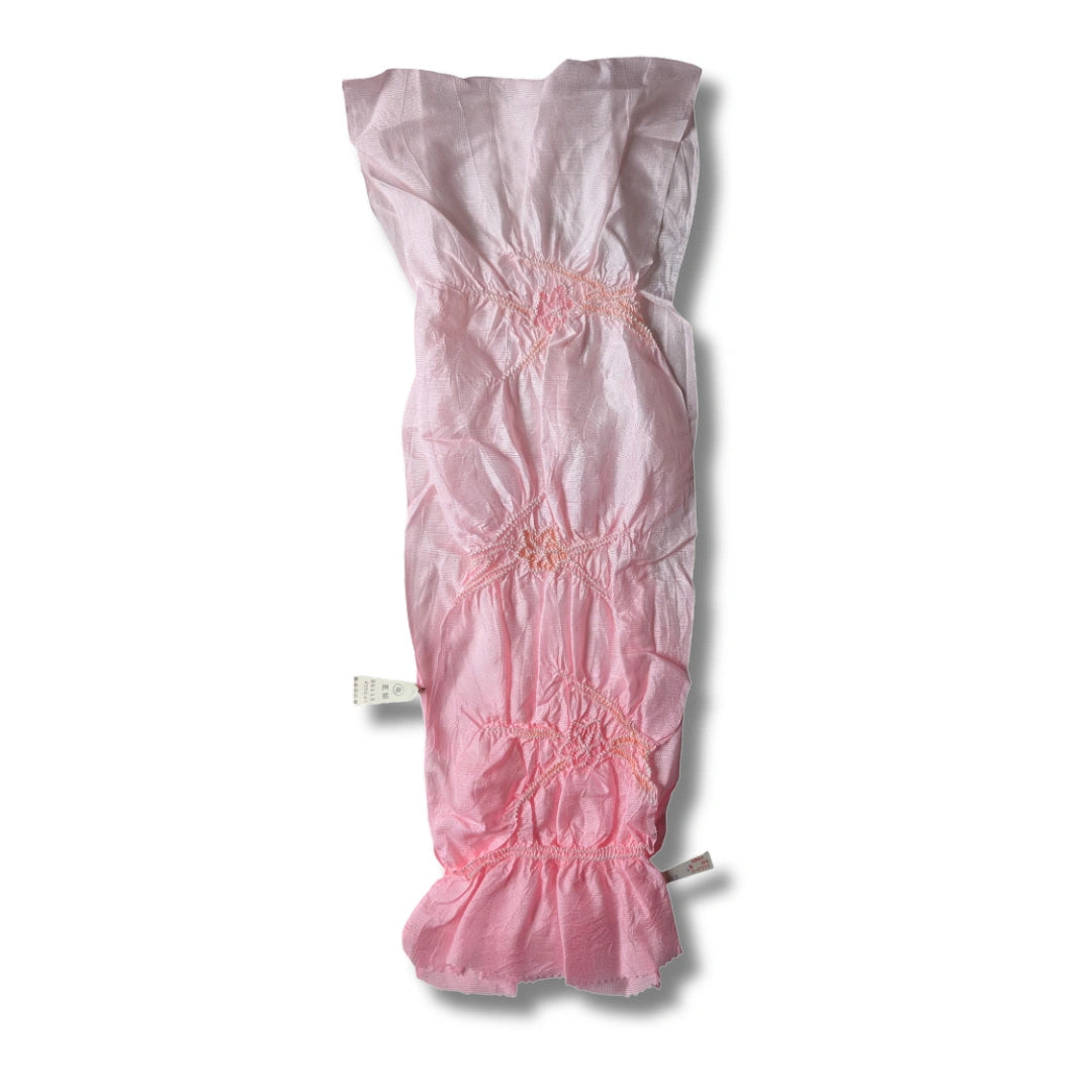 Obiage aus Seide Fabrverlauf mit Shibori ungetragen