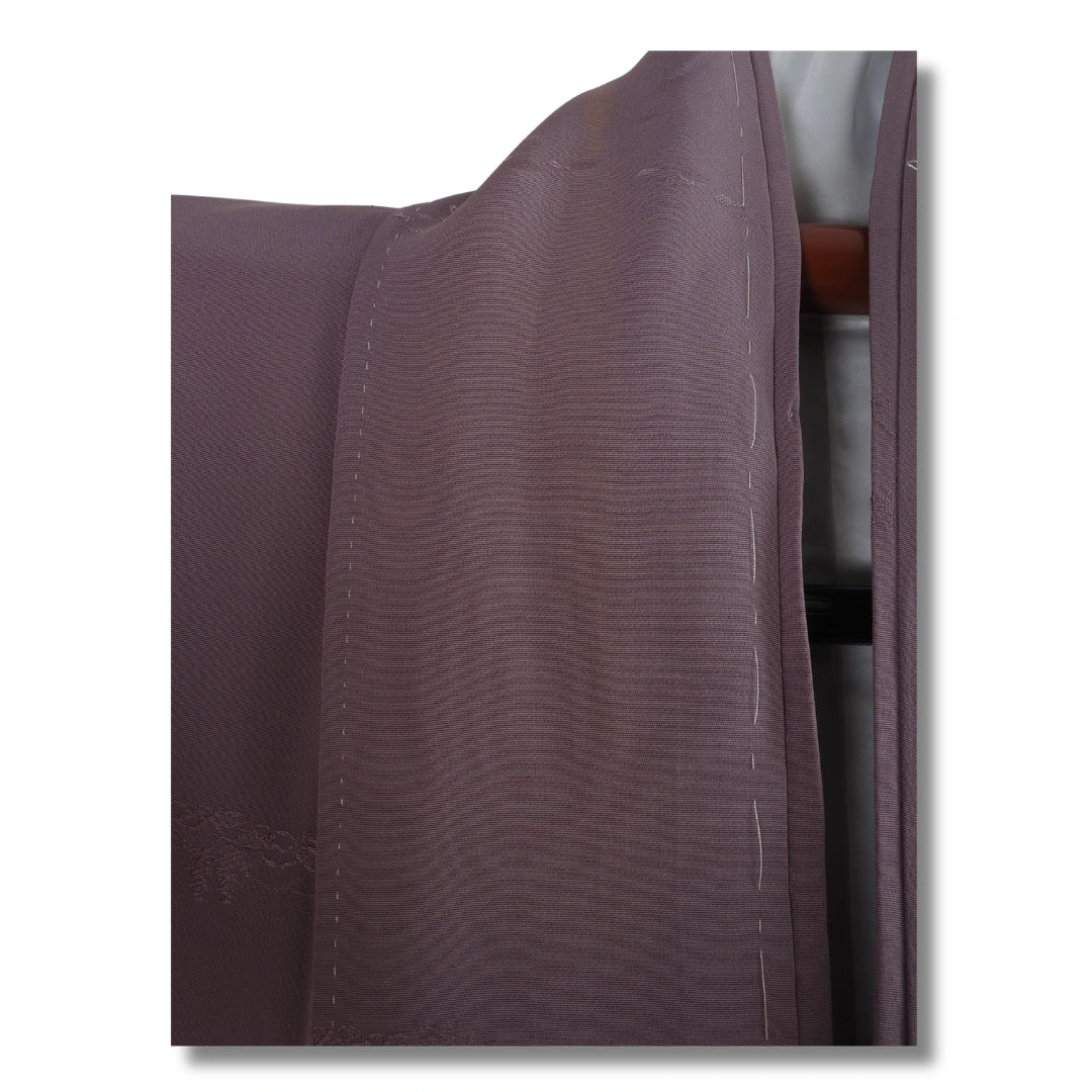 Detailaufnahme der Stoffstruktur eines Iromuji Kimono