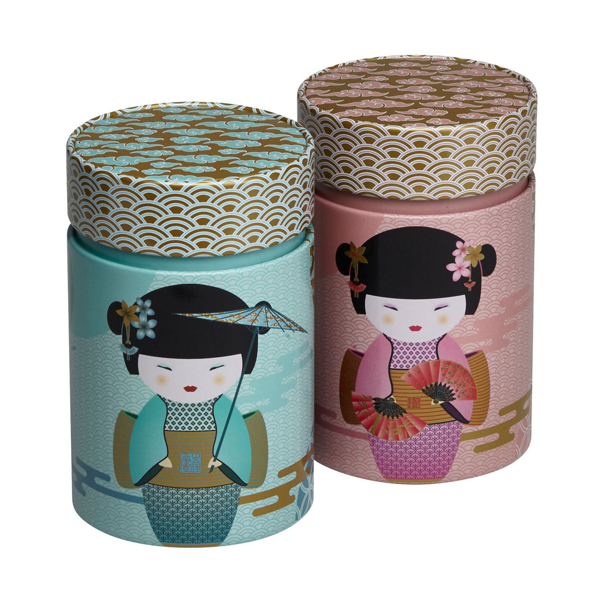 2 Eigenart Teedosen New Little Geisha #farbe_Set
