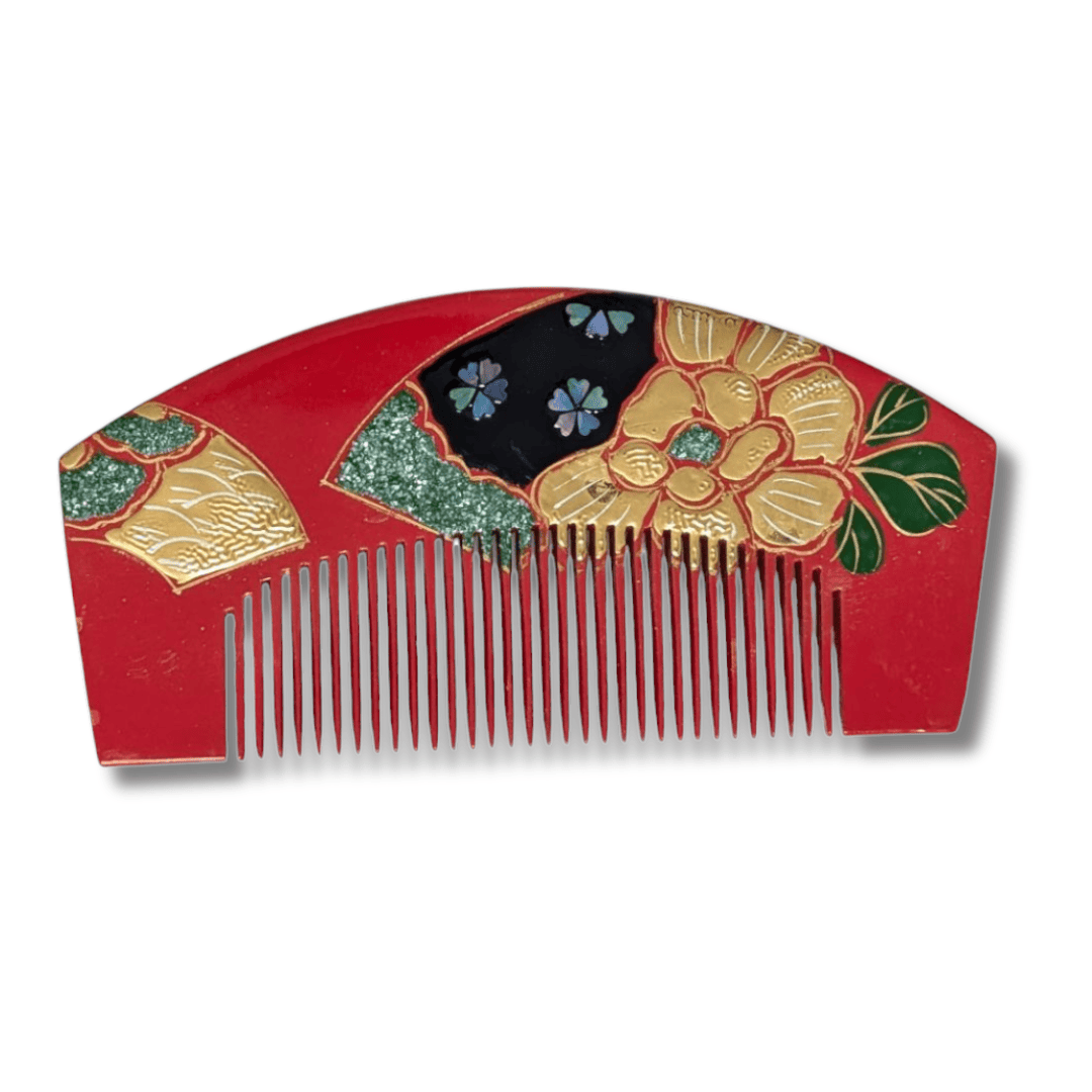 Vintage Kanzashi Haarkamm 