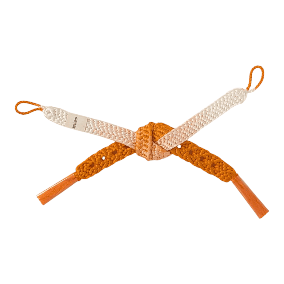 Vintage Haori Himo Orange ungetragen