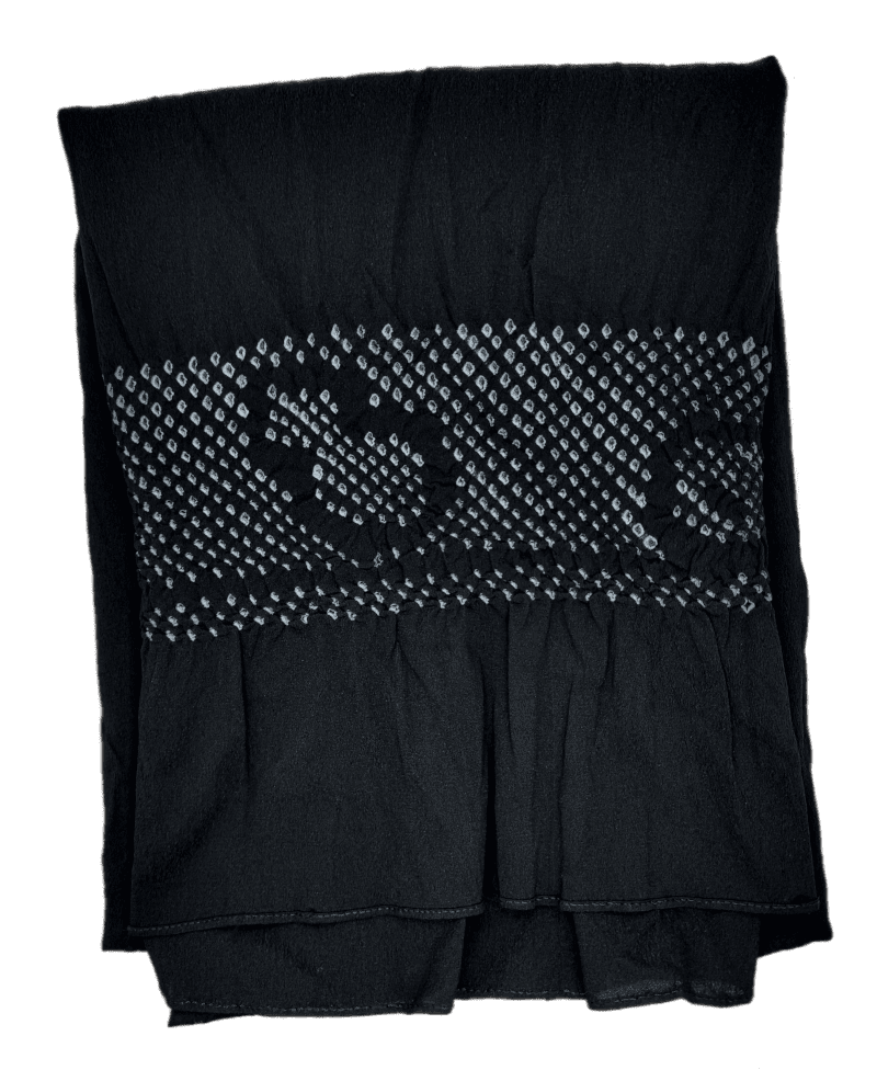 Vintage Heko Obi schwarz Flaschenkürbis