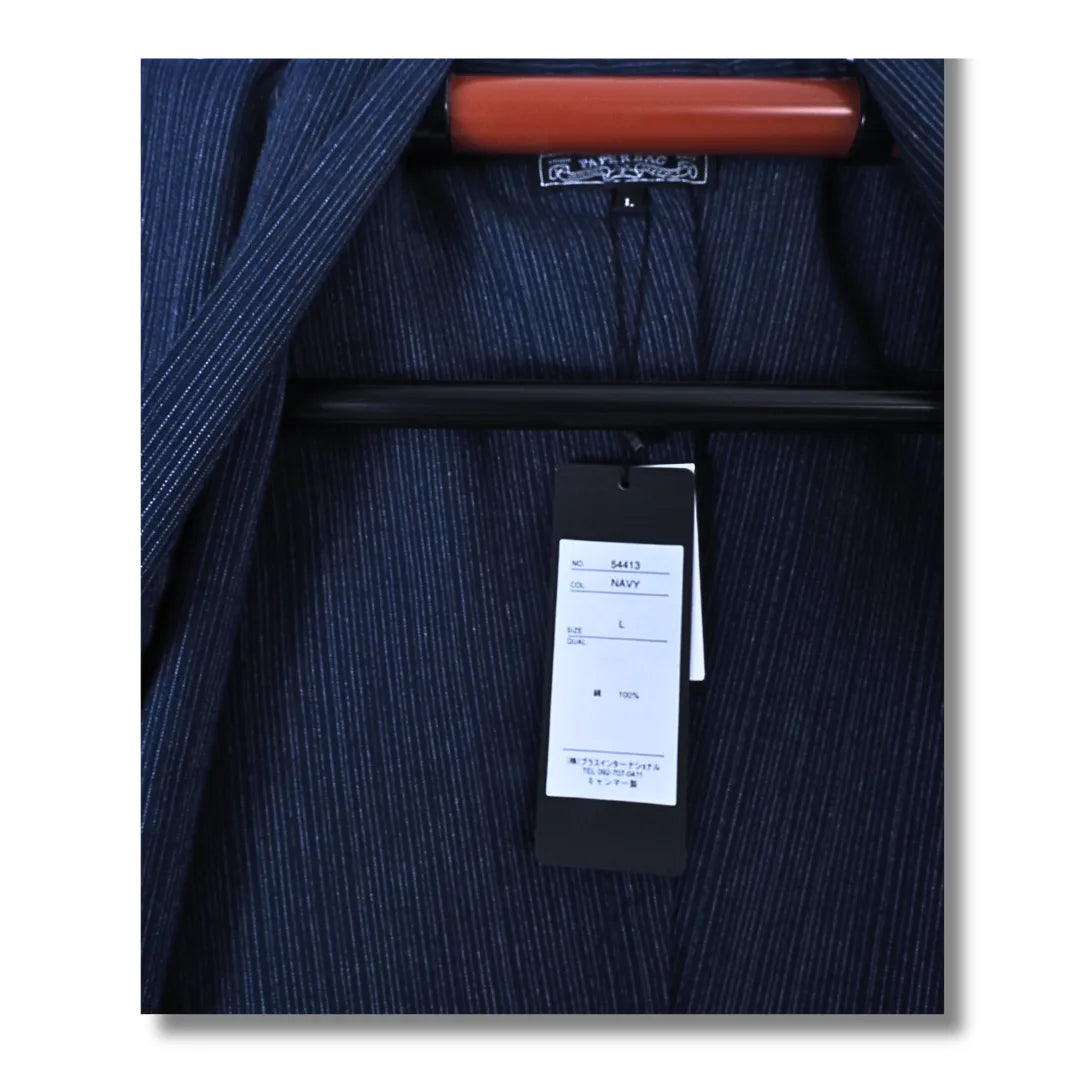 Produktetikett des Herren Yukata in Größe L
