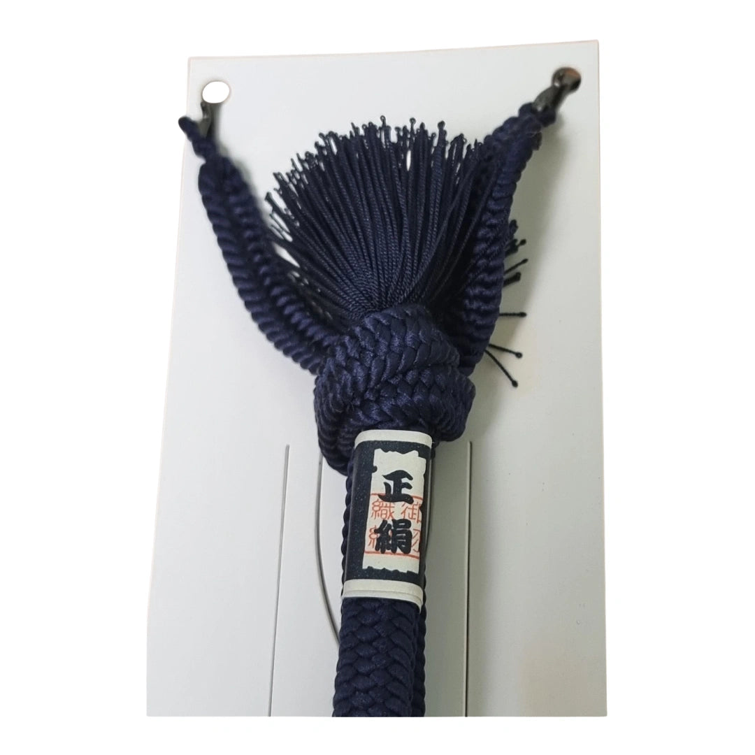 Haori Himo für Herren Blau ungetragen