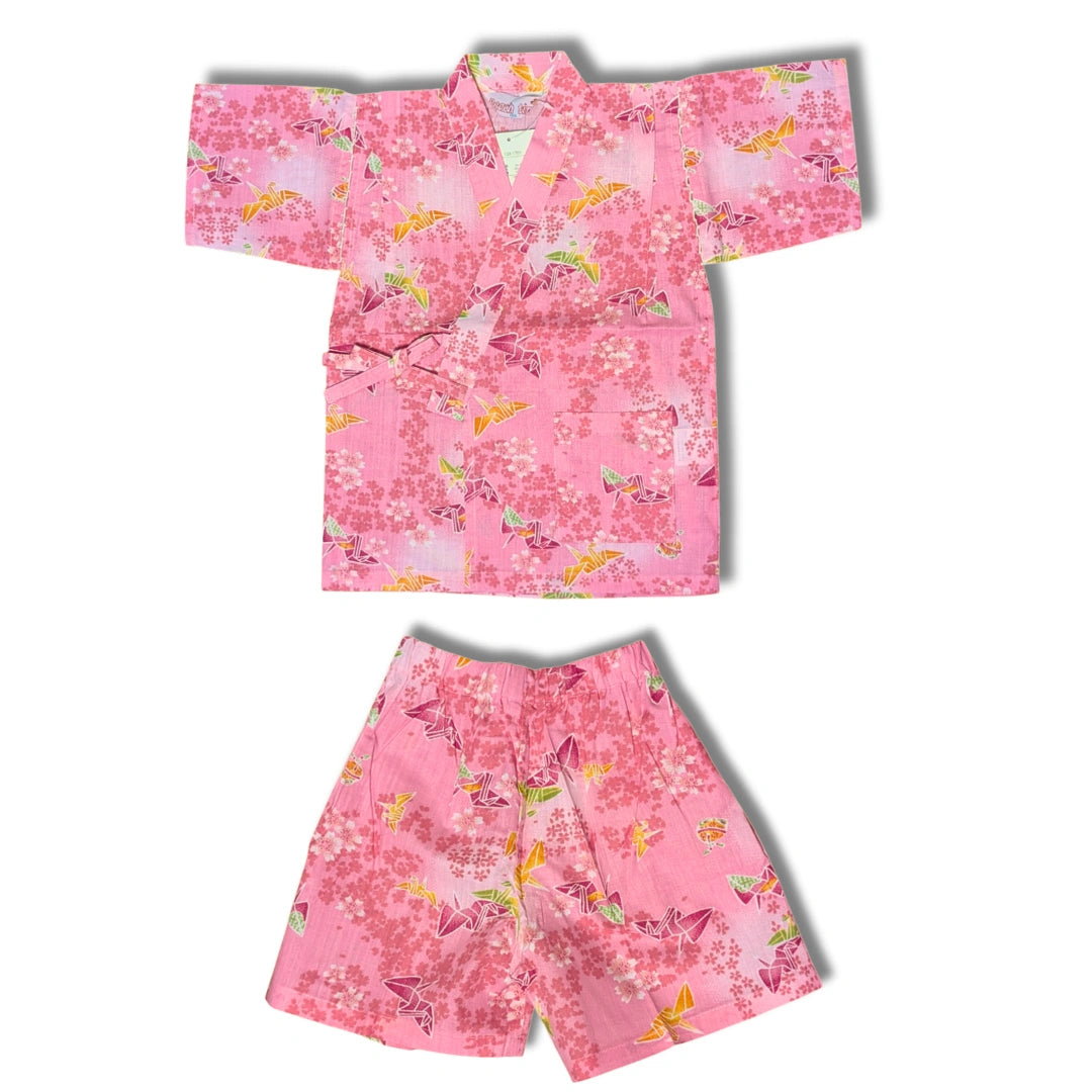 Jinbei Kinder Kranichen rosa Gr. 98 - 122