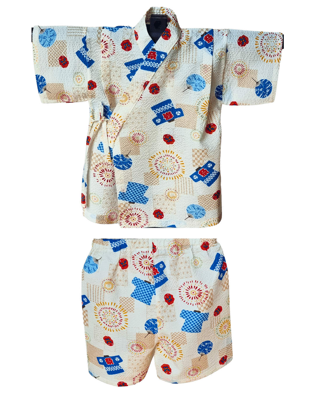 Jinbei Kinder beige Matsuri 92-98