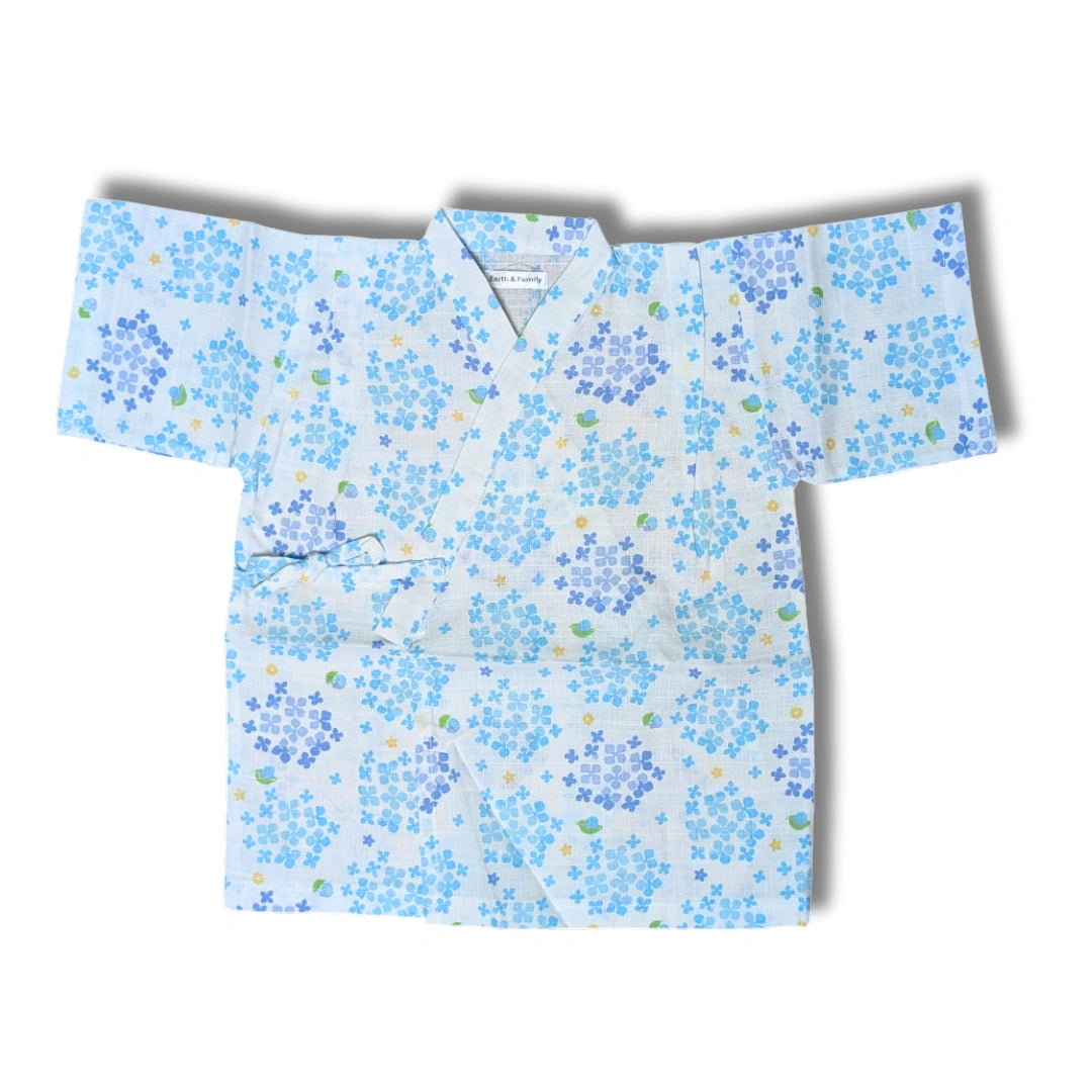 Jinbei Kinder Hortensien blau Gr. 98 - 134
