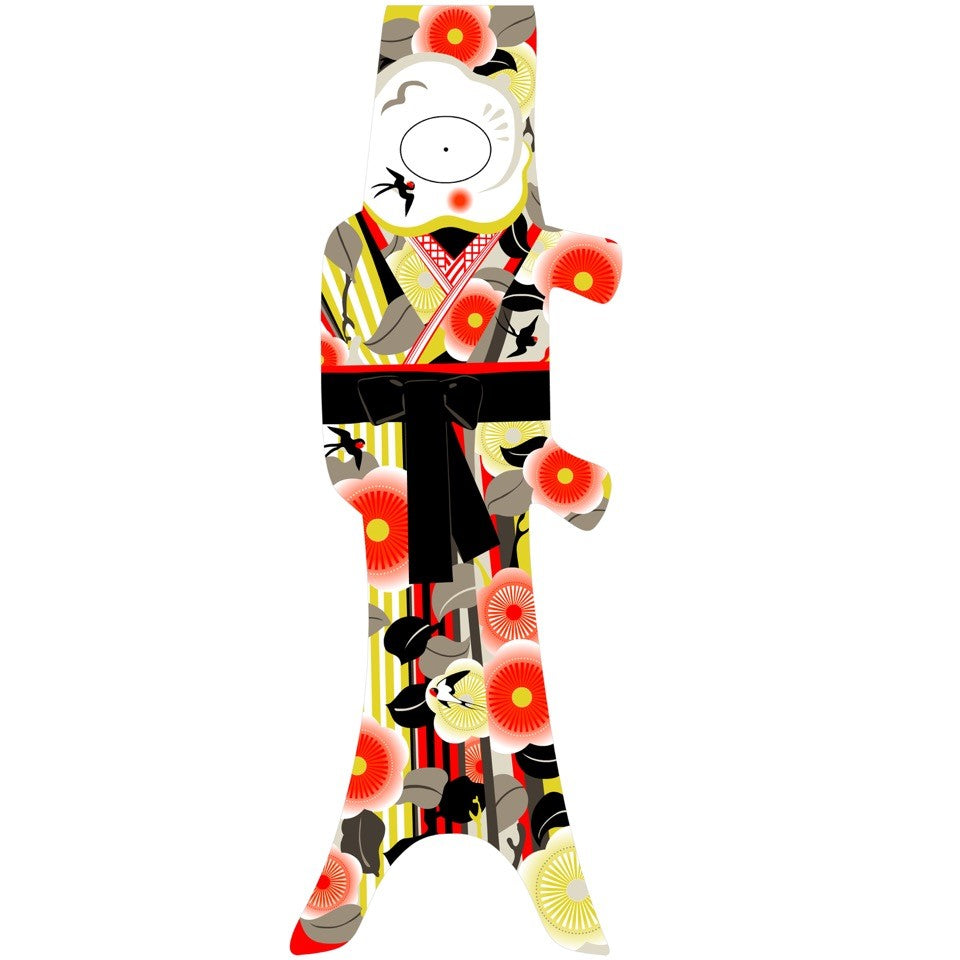 Koinobori Kimono Grösse M Bio Baumwolle #farbe_Kimono
