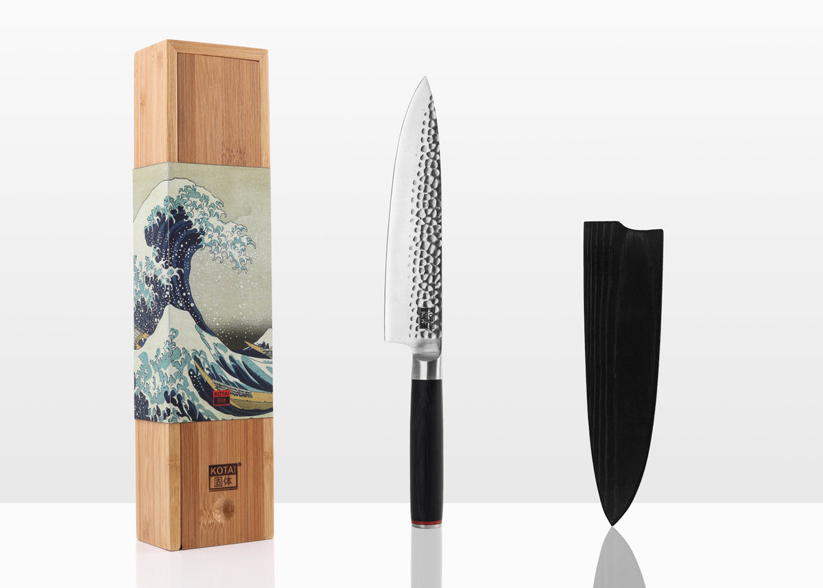 KOTAI Gyuto Kochmesser - 20 cm Klinge handgehämmert