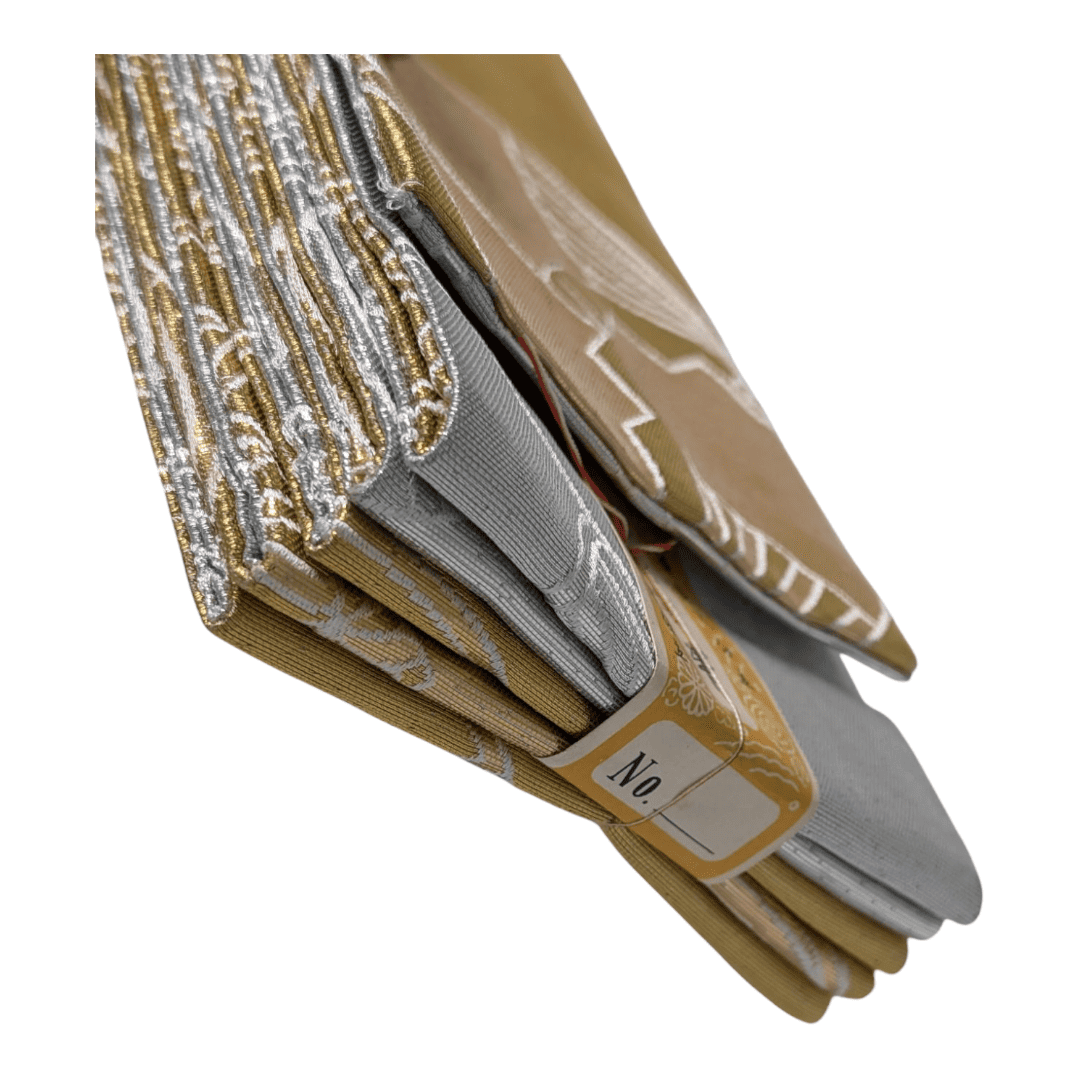 ungetragen: Vintage Mai-Obi / Tanz-Obi Gold / Silber